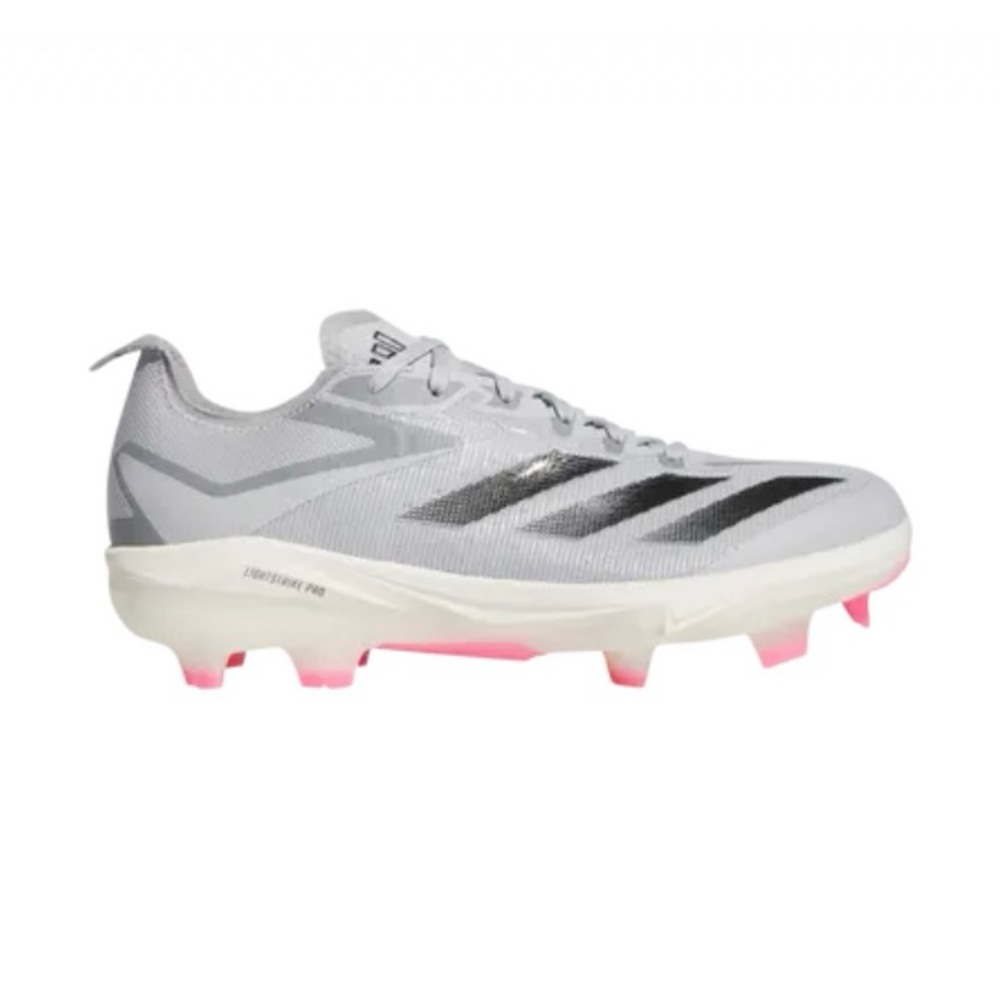 NEW Adidas Adizero Baseball Cleats Mens Sz 12 ElectricTPU Lucid Pink Gray ID0942